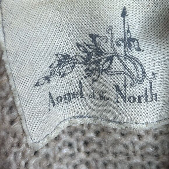 Anthropologie Cardigan Sweater Size Small Wool Alpaca Knit Angel Of The North - Picture 6 of 9